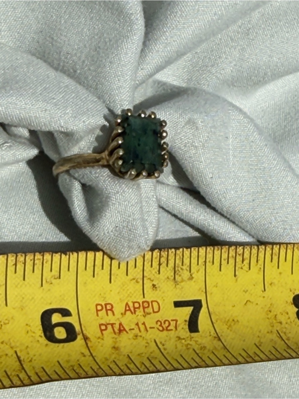 Ramona Raw Emerald Ring - Picture 6 of 6